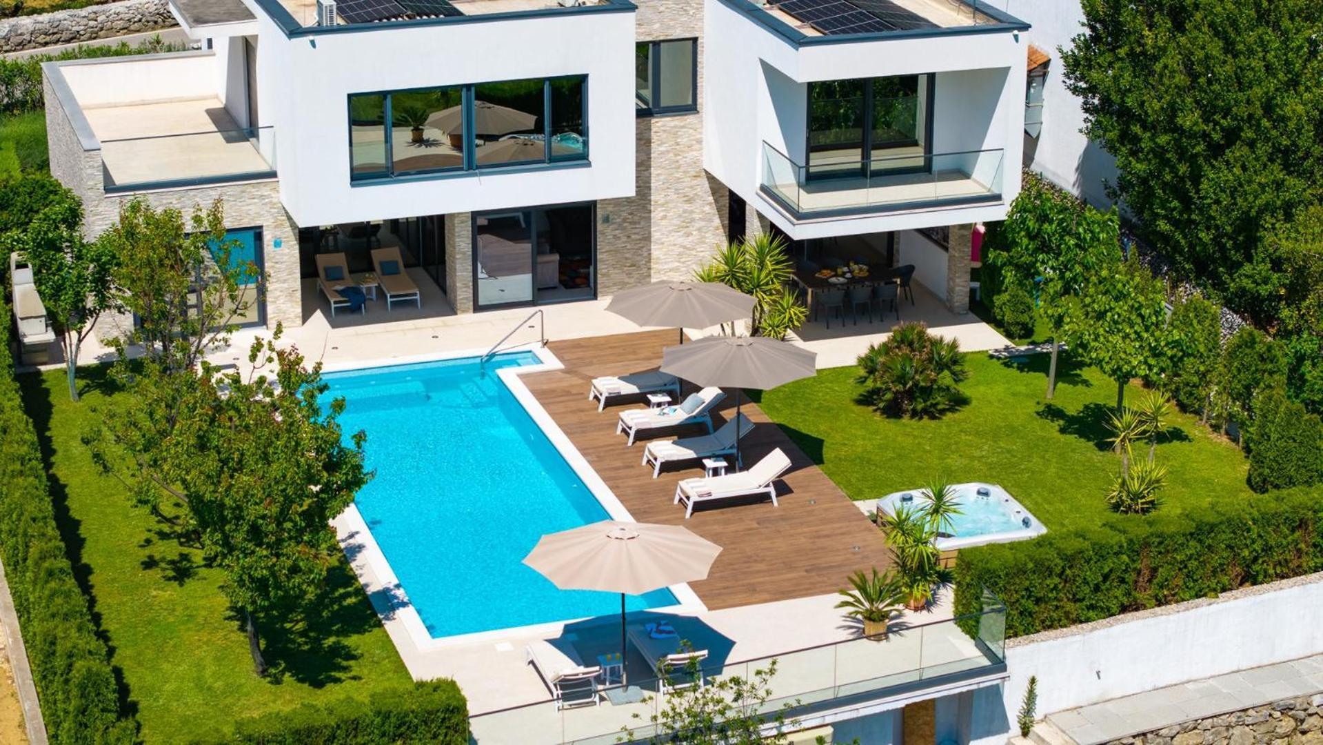 Villa Agava With Heated Pool, Jacuzzi, Sauna, Gym, 4 En-Suite Bedrooms Gata Exteriér fotografie